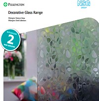 Pilkington decorative (frosted/obscure) glass range
